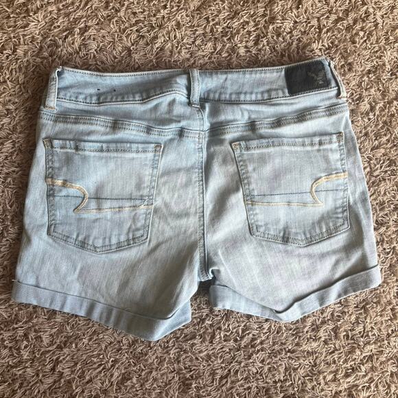 American Eagle Outfitters Light Blue Jean Shorts - Picture 2 of 6